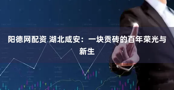阳德网配资 湖北咸安：一块贡砖的百年荣光与新生